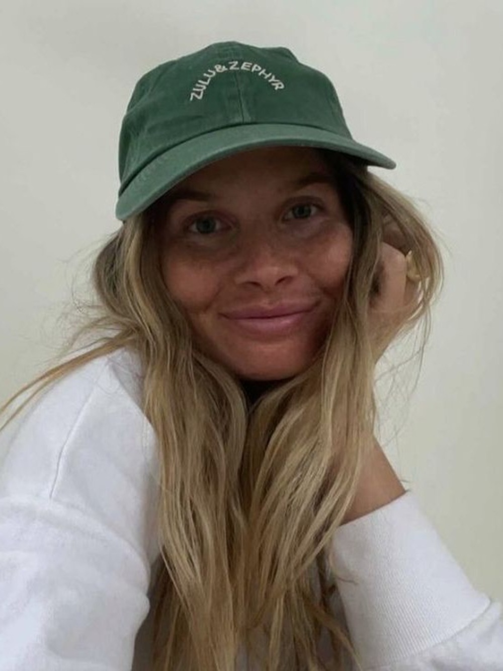 Zulu & Zephyr Forest Green Curved Brim Cap
